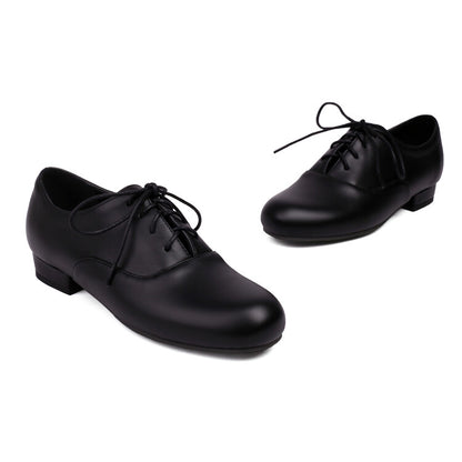 Women's Lace-Up Square Toe Low Heel Oxfords Shoes