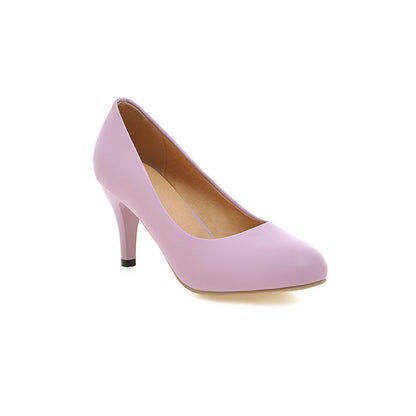 Candy Color Women Pumps High Heels Dress Shoes