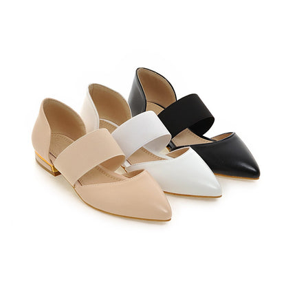 Pointed Toe Women Sandals Flats Shoes