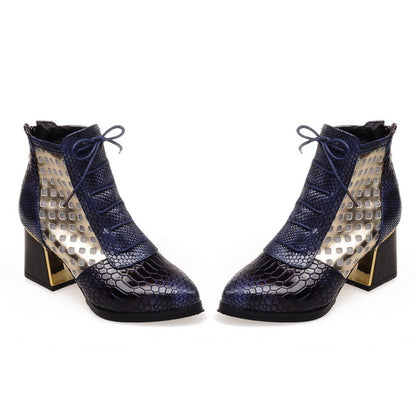 Snake Pattern High Heels Boots Women Shoes Fall|Winter 11191501