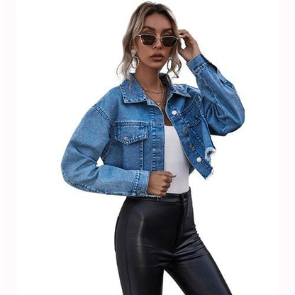 Womens Denim Jacket Short Coats