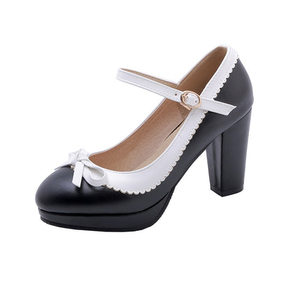 Bowtiel High Heel Platform Pumps