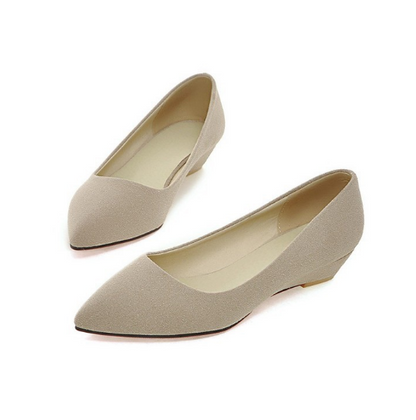 Pointed Toe Suede Women Flat Shoes