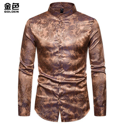 Men's FashionTurndown Long Sleeves Shirts