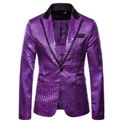 Men's Sequin Coat Suits Costumes