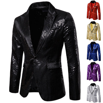 Men's Sequin Coat Suits Costumes