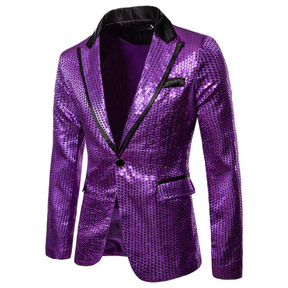 Men's Sequin Coat Suits Costumes