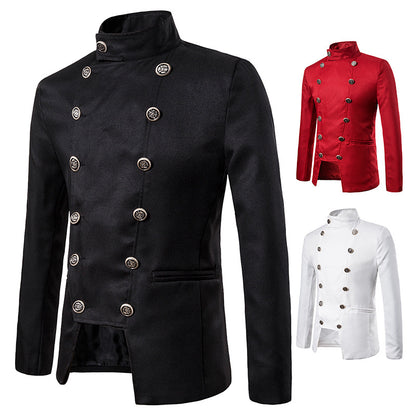 Men's Coat Button Jacket Suits Costumes