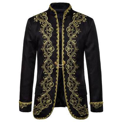 Men's Gold Suits Coats Costumes