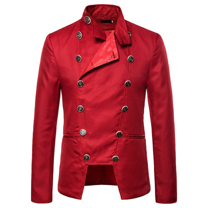 Men's Coat Button Jacket Suits Costumes