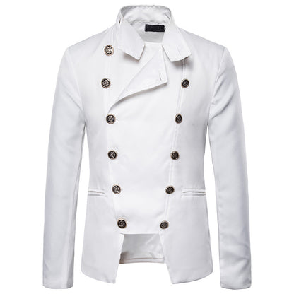 Men's Coat Button Jacket Suits Costumes