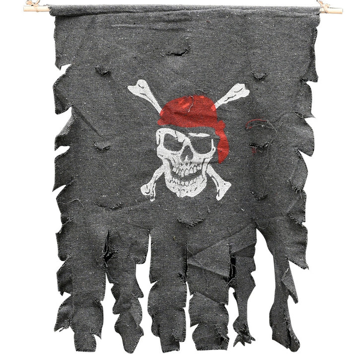 Halloween Flags with Pirate Pattern Banner Festival Home Decoration – Shoeu