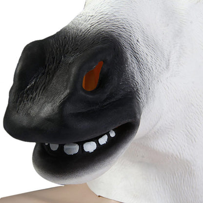 Horse Head Latex Mask for Halloween Masquerade Parties Cosplay Gadget