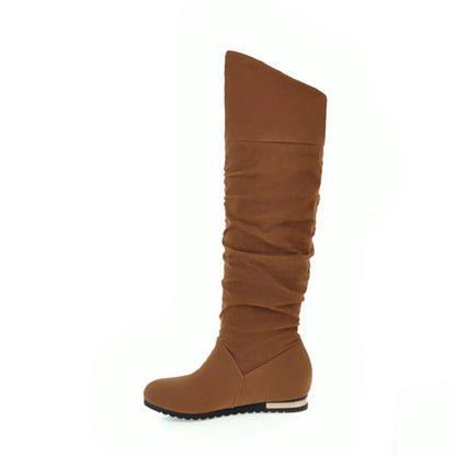 Women's Wedges Heels Tall Boots