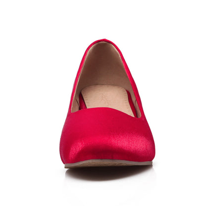 Women Suede Wedge Heel Pumps