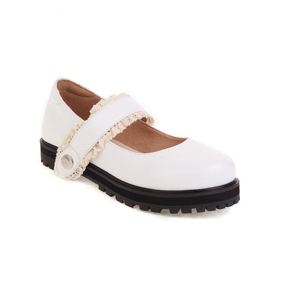 Women Lolita Flats Mary Jane Shoes