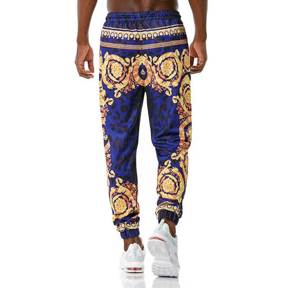 Men's 3D Royal Style Retro Printing Casual Sports Jogger Pants