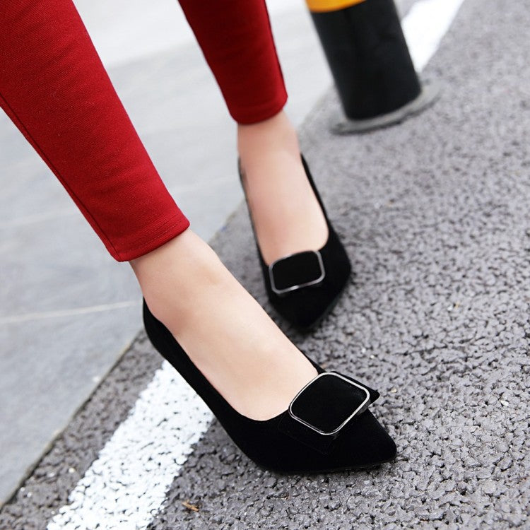 Women Pointed Toe Velvet High Heels Stiletto Pumps