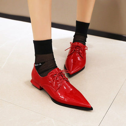 Women Pointed Toe Low Heels Shoes