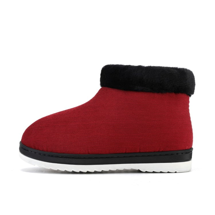 Women Winter Space Cotton Short Snow Boots