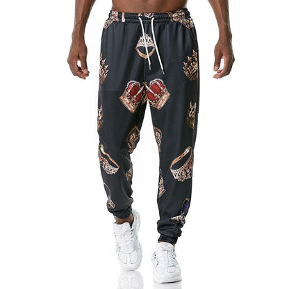 Men's Cool 3D Printing Casual Sports Jogger Pants