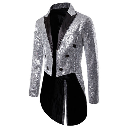 Men's Tuxedo Banquet Sequins Suits Costumes