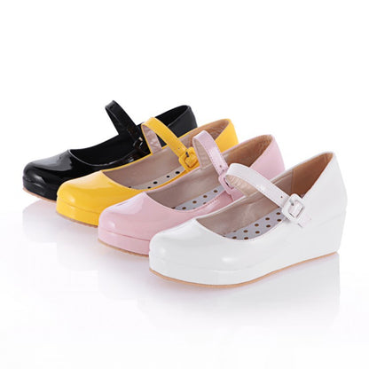 Cute Mary Jane Girls Women Platform Shoes