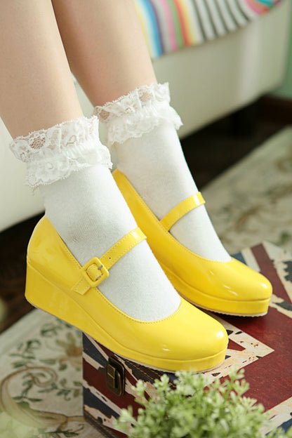 Cute Mary Jane Girls Women Platform Shoes