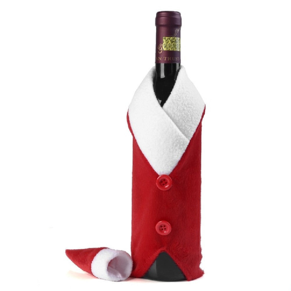 Christmas Home Decoration Red Bottle Bag and Cover – Shoeu