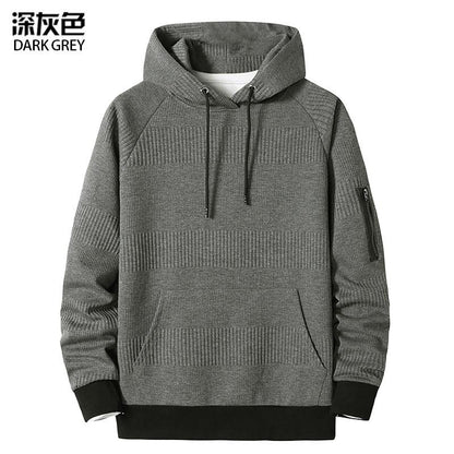 Men's Cotton Sports  Casual Hooded Sweater Coat Shirts