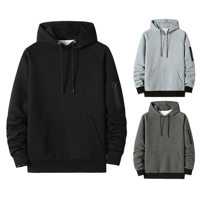 Men's Cotton Sports  Casual Hooded Sweater Coat Shirts