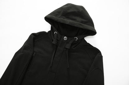 Men's Sports  Hooded Helical Split Joint Sweater Hooded Coat Shirts