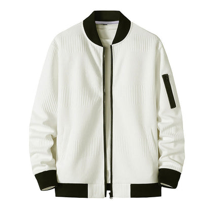 Men's Cotton Overall Blazer Bomber Jacket