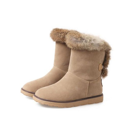 Round Toe Women's Snow Boots