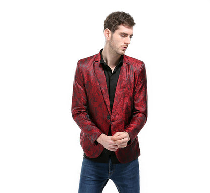 Men's Coat One-grain Buckle Suits Costumes