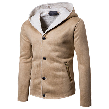 Men's Lamb Long Sleeved Coats Jackets