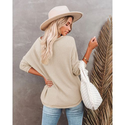 Womens Bat Sleeve Long Sleeved Top