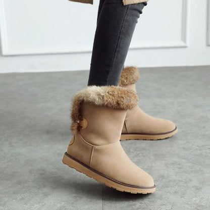 Round Toe Women's Snow Boots