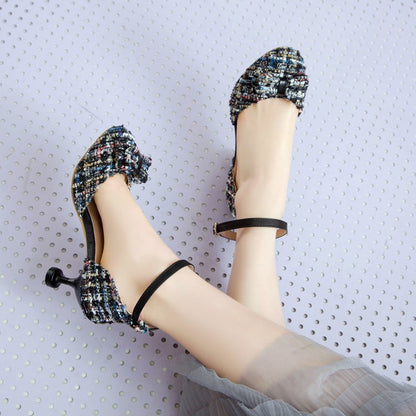 Women Bow Tie High Heels Sandals