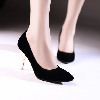 Women Pointed Toe Thin High Heels Pumps