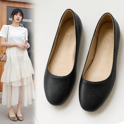 Round Toe Women Pumps Flats Shoes