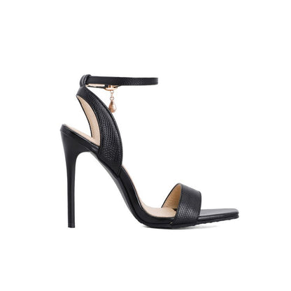 Women Ankle Strap Buckle High Heel Stiletto Sandals