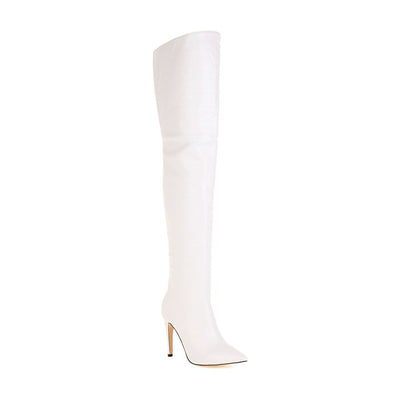 Women Thin High Heel Thigh High Boots