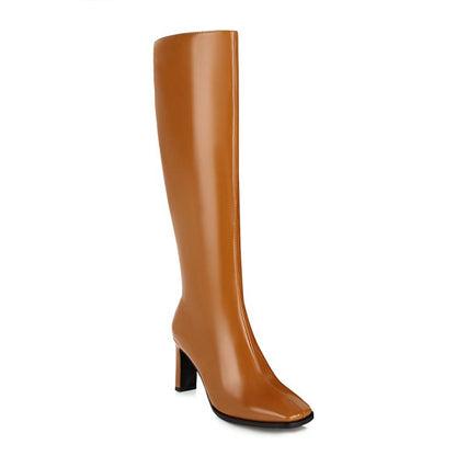 Women Thin High Heel Knee High Boots