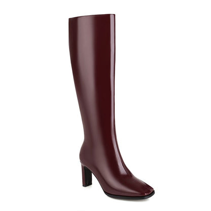 Women Thin High Heel Knee High Boots