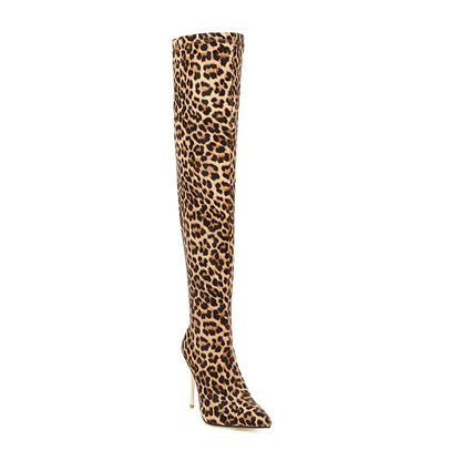 Women Stiletto Heel Thigh High Boots