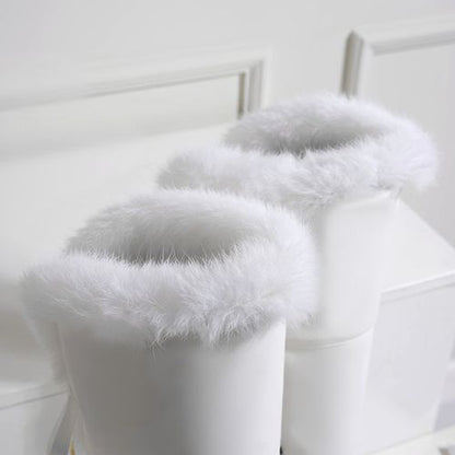 Women Warm Fur Knee High Boots