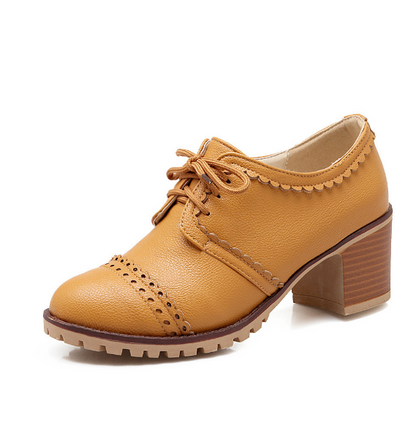 Lace Up Oxfords Women Casual Shoes