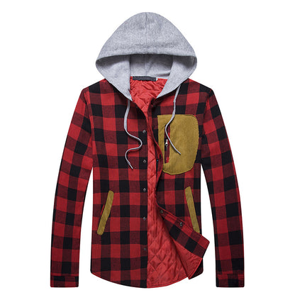 Men's Plaid Pocket Flannel Sweaters