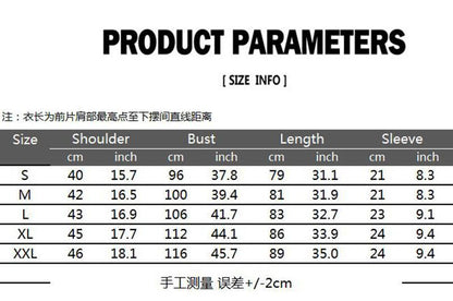 Men's Personality Street Style Double Zipper Long Round Neck T-shirt